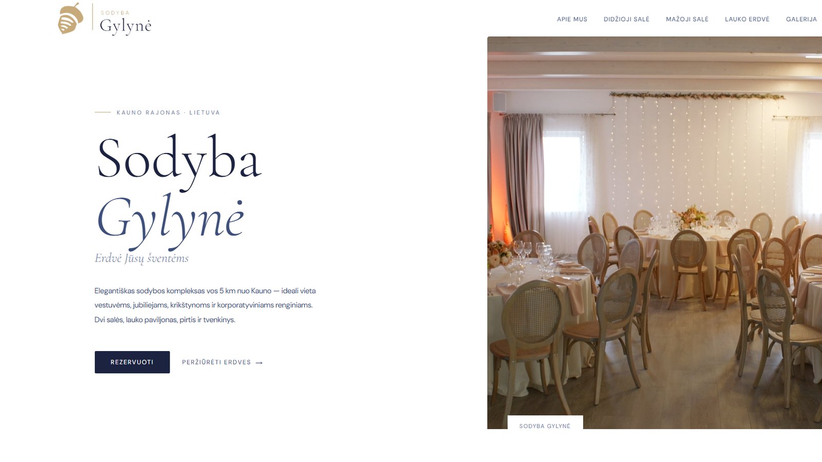 Sodyba Gylynė svetainė
